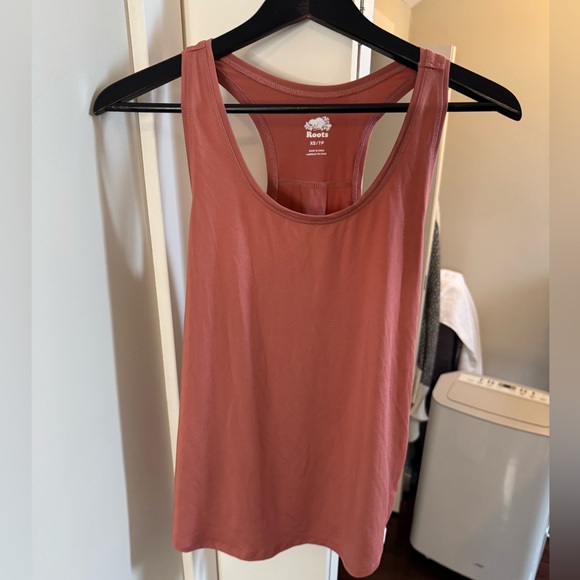 Roots Tops - Roots EUC Women's Coral Racer Tank Top/ XS